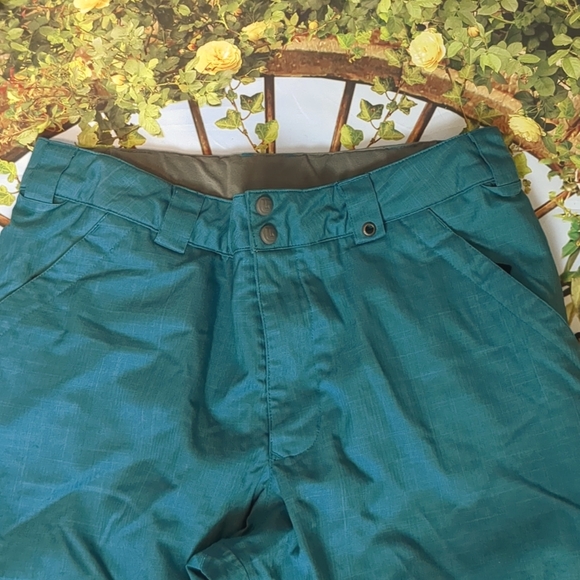 Burton dry ride dark teal snow pants size small - Picture 3 of 9